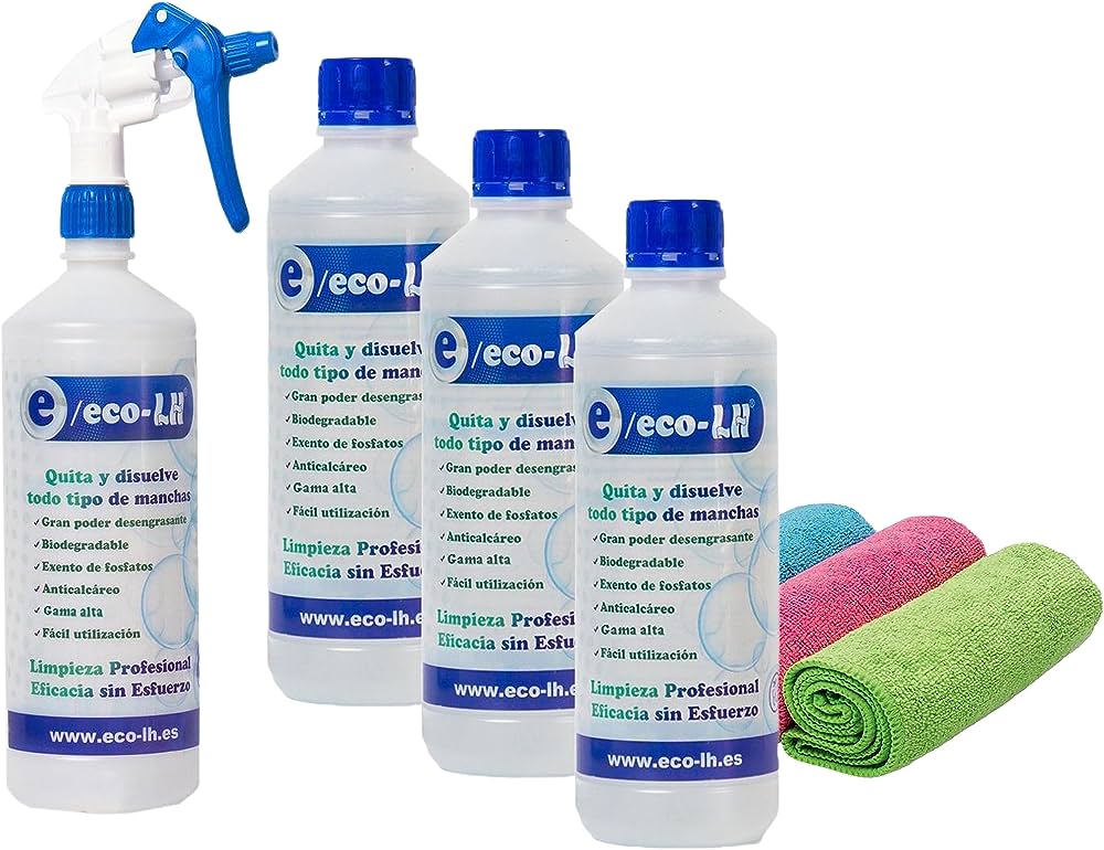 Productos de limpieza sin fosfatos ni SLS